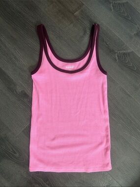 First-Layer Ribbed Scoop-Neck Tank Top | Old Navy